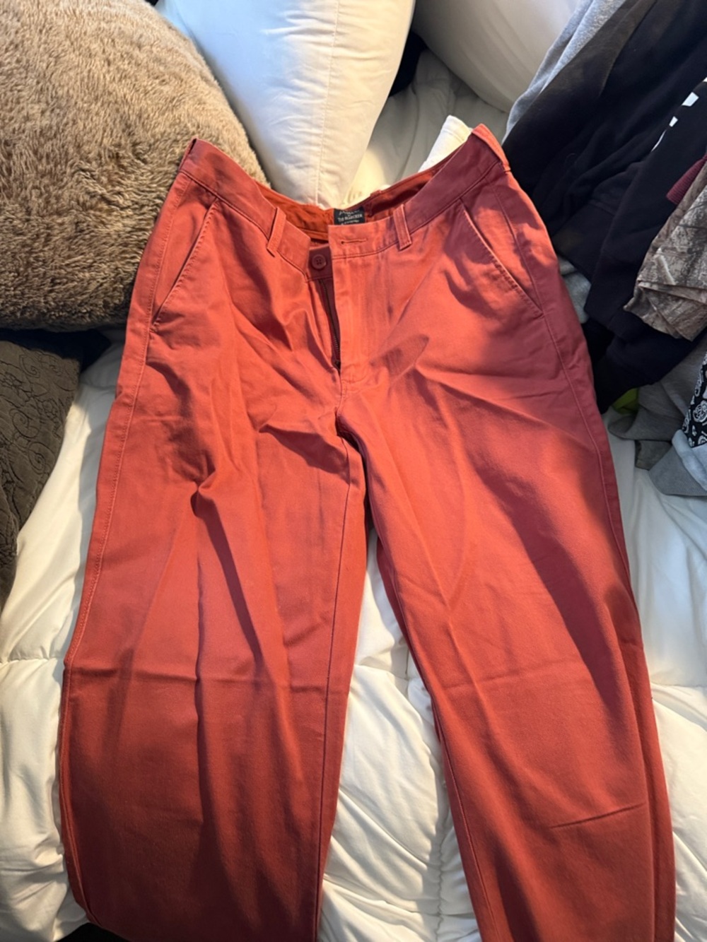 J. Crew Coral High-Rise Pants